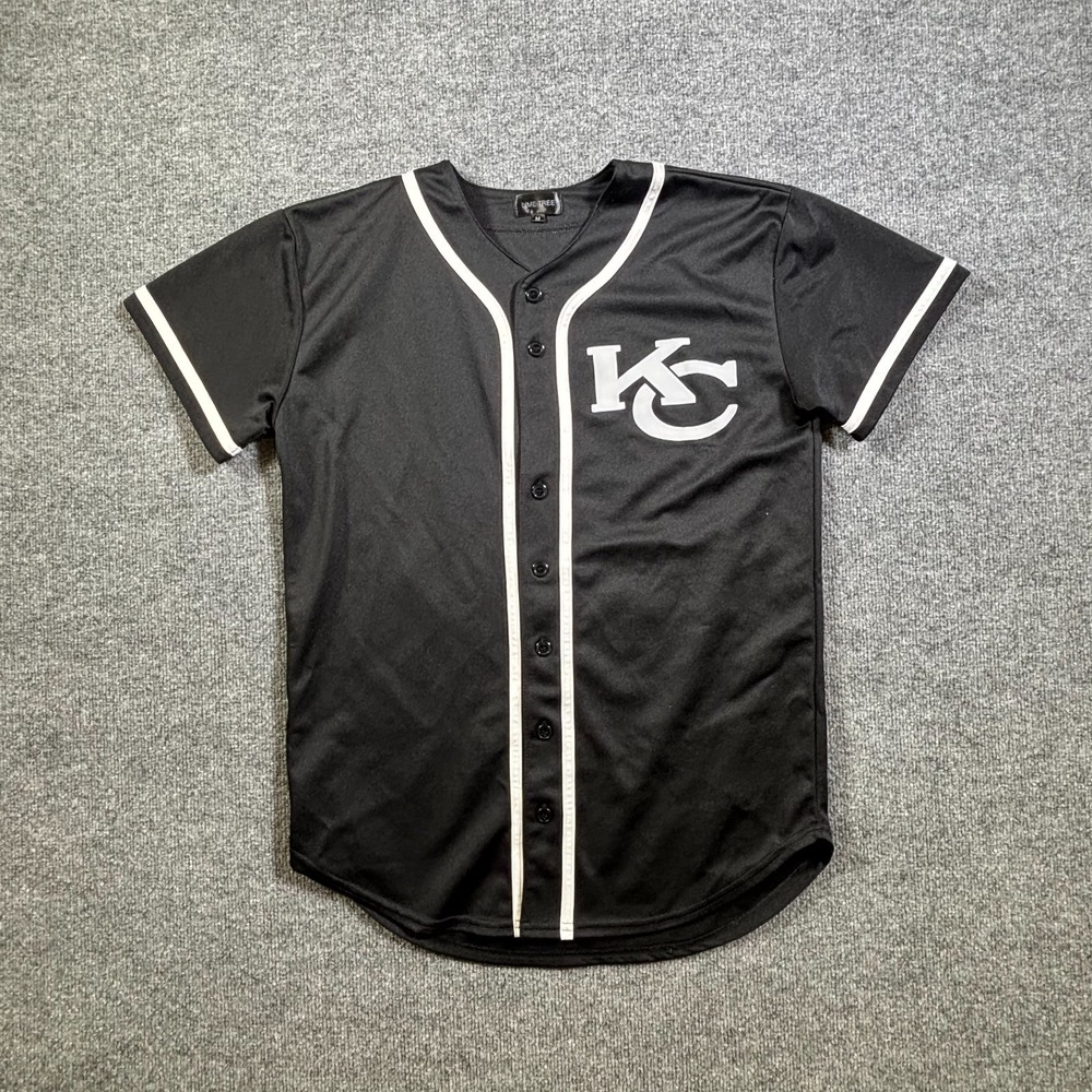 Lime Tree Kansas City Chiefs Jersey Mens M Black B053-SOLID-NU NFL Football